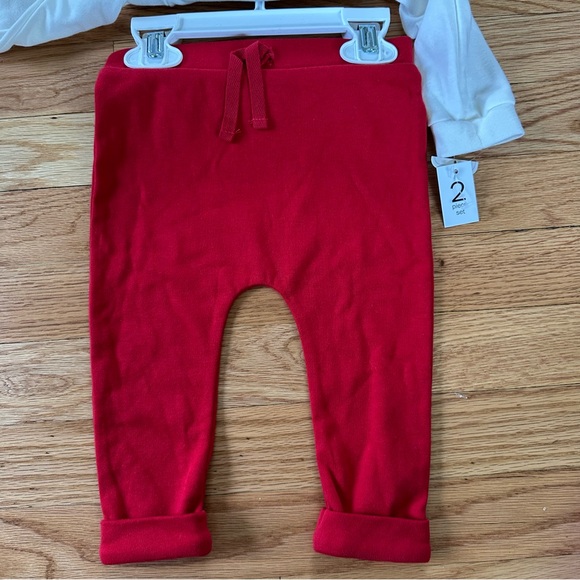 NWT Lullaby Lane My 1st Christmas Baby Outfit Sz 3-6 months - Picture 3 of 7